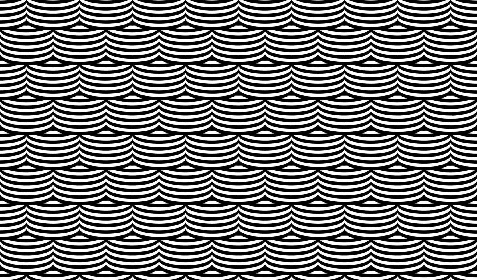 Optical illusion seamless pattern. Vector stripped seamless texture duotone. Abstract geometric texture.