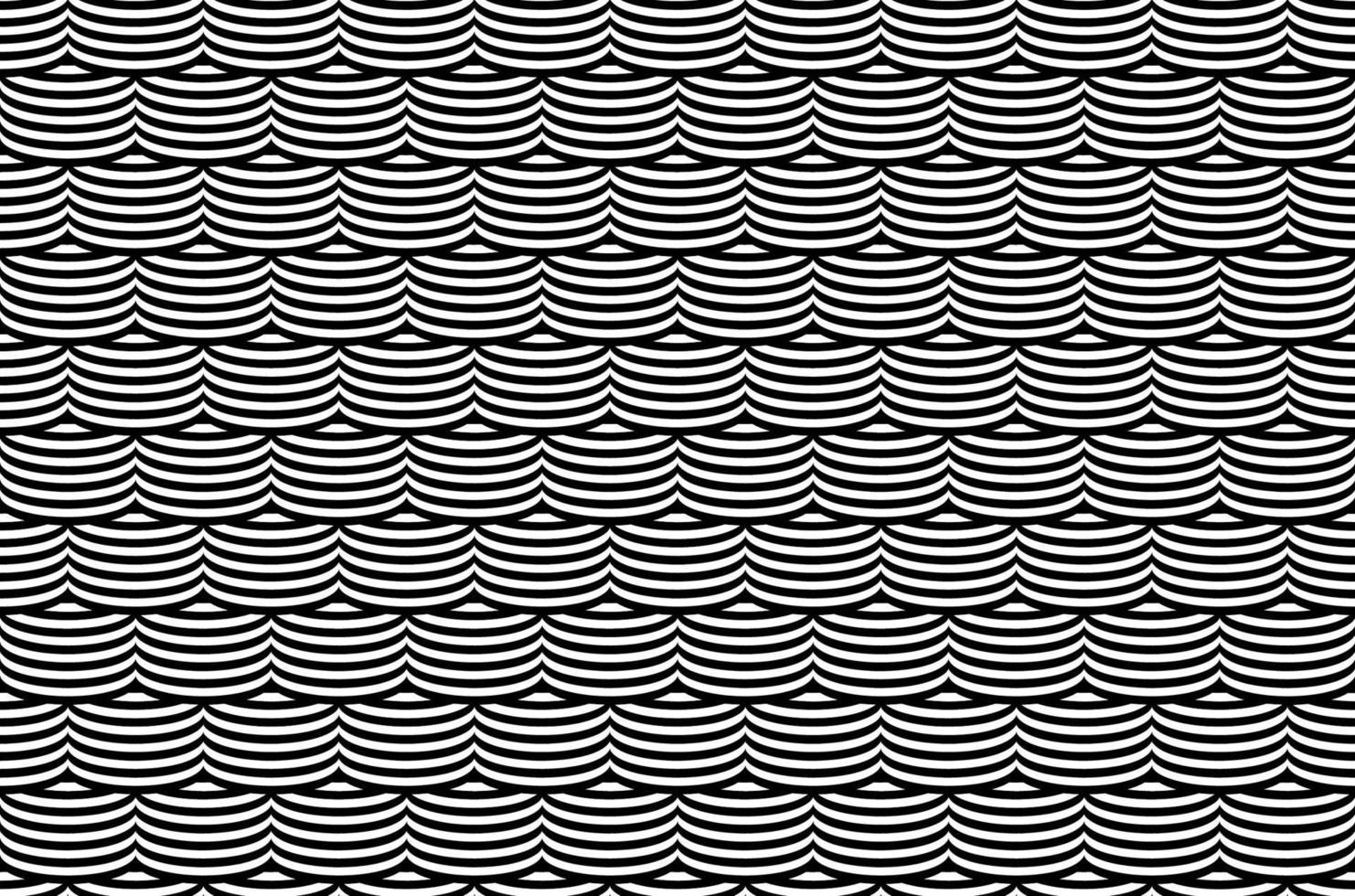 Optical illusion seamless pattern. Vector stripped seamless texture duotone. Abstract geometric texture.