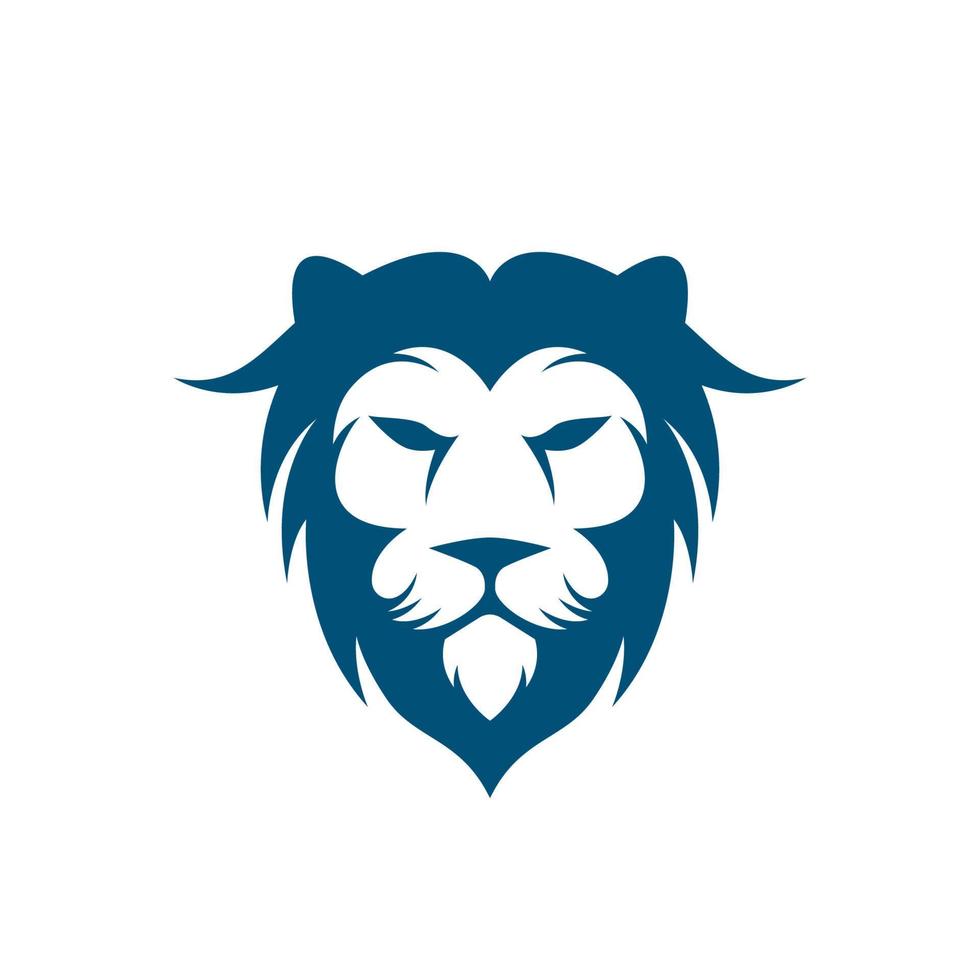 Lion head vector icon