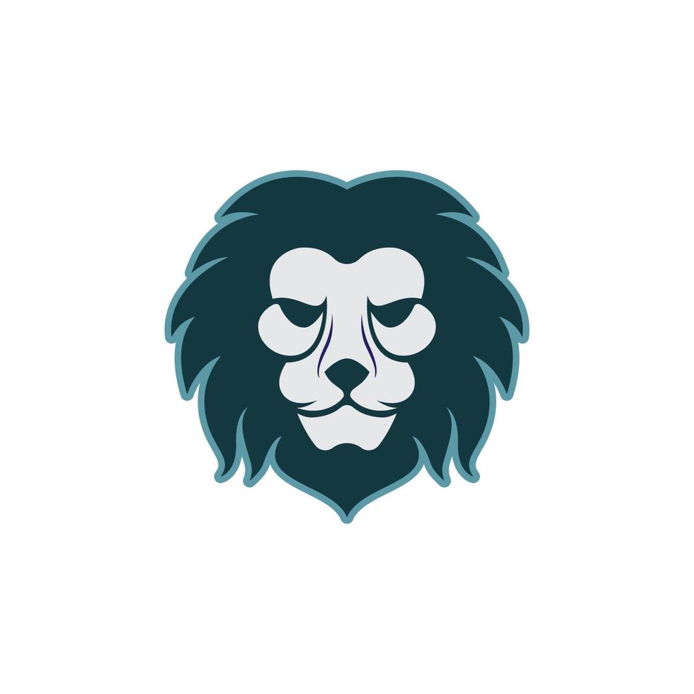 Lion head vector icon