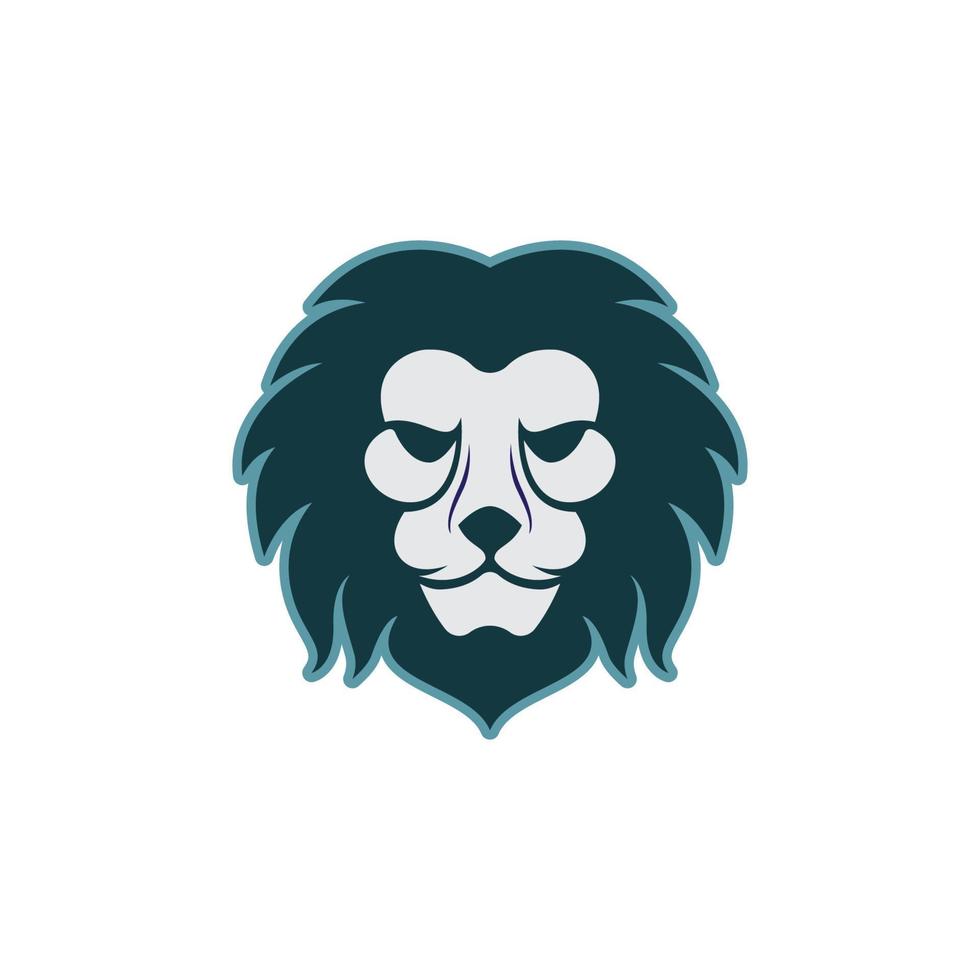 Lion head vector icon