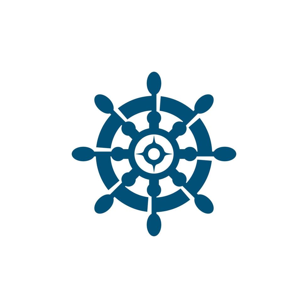 Steering ship vector icon