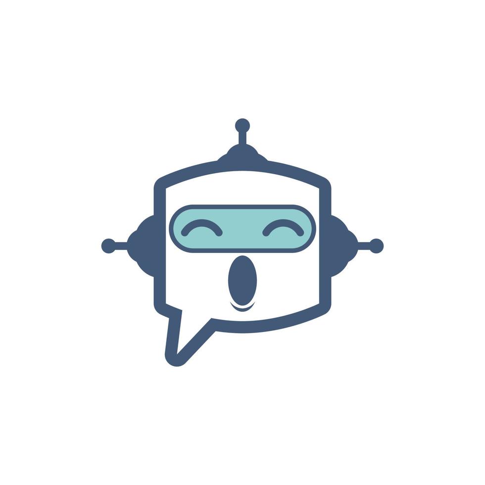 Chat bot icon vector