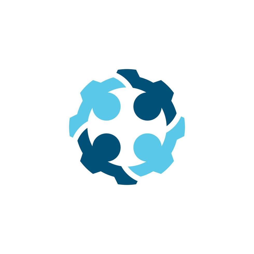 Business teamwork vector icon