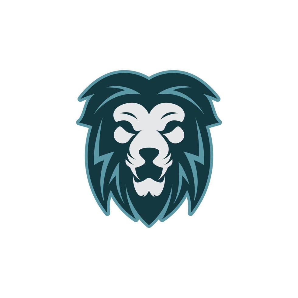 Lion head vector icon