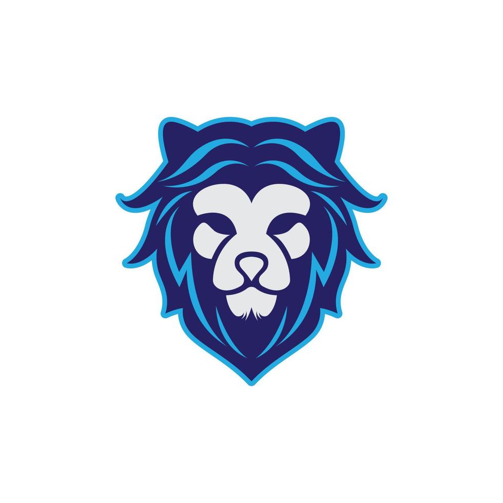 Lion head vector icon