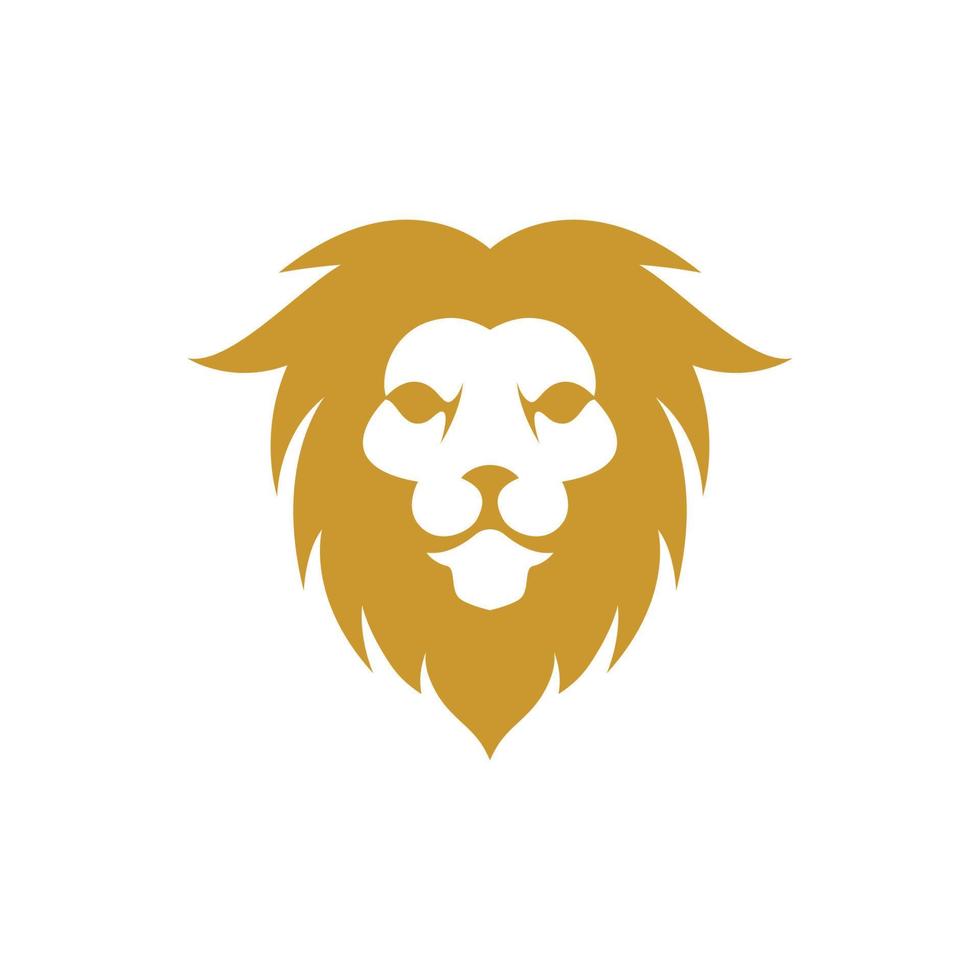 Lion head vector icon