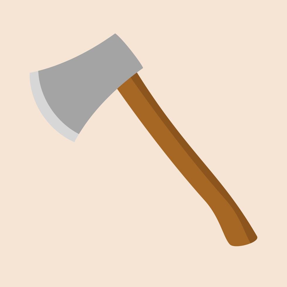 Axe for cutting wood vector icon illustration