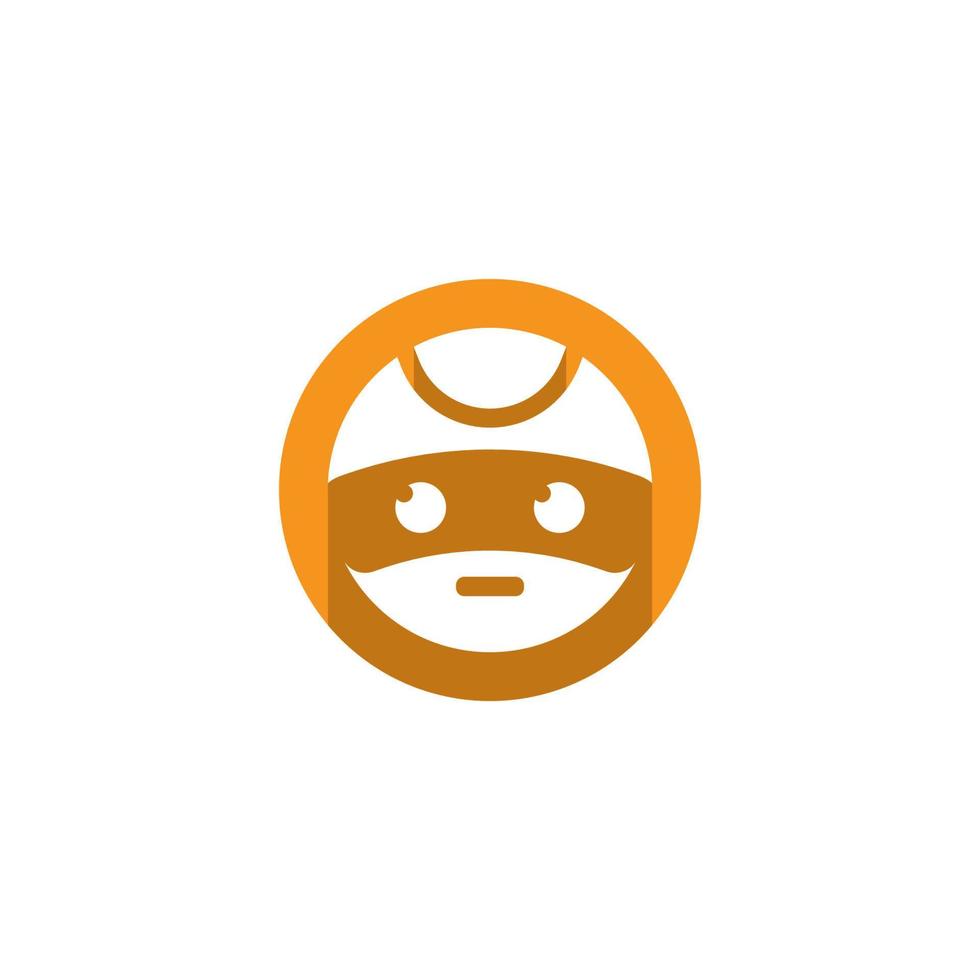 Robot symbol vector icon illustration