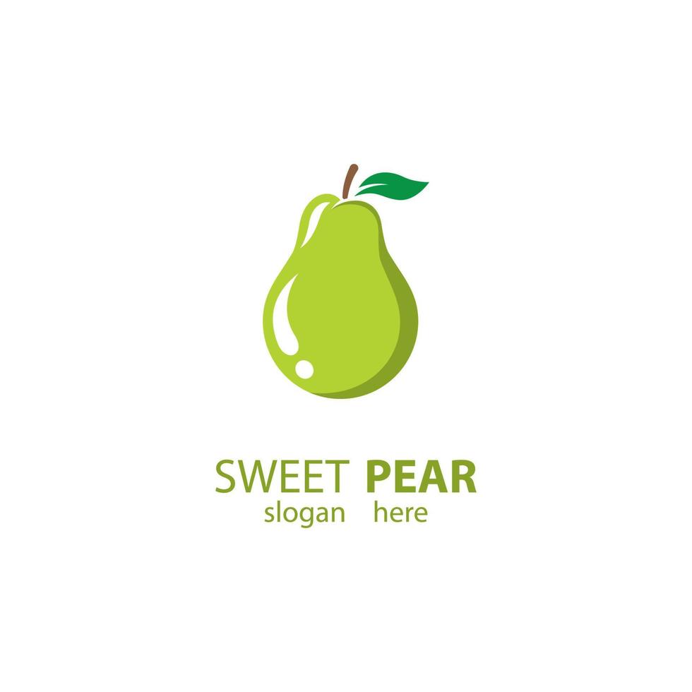 Pear logo images vector