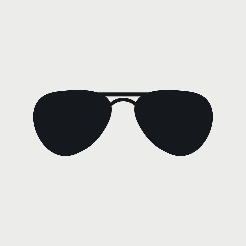 icono de gafas de sol. diseño simple vector