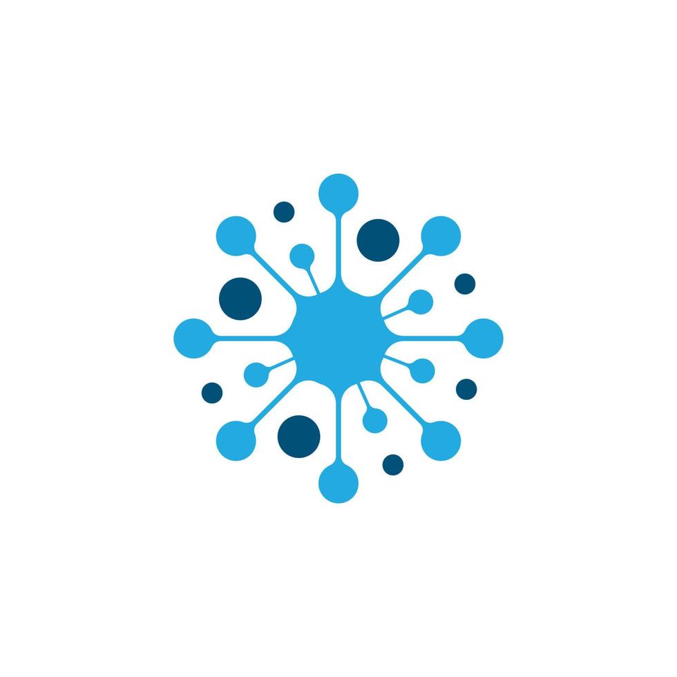Molecule vector icon