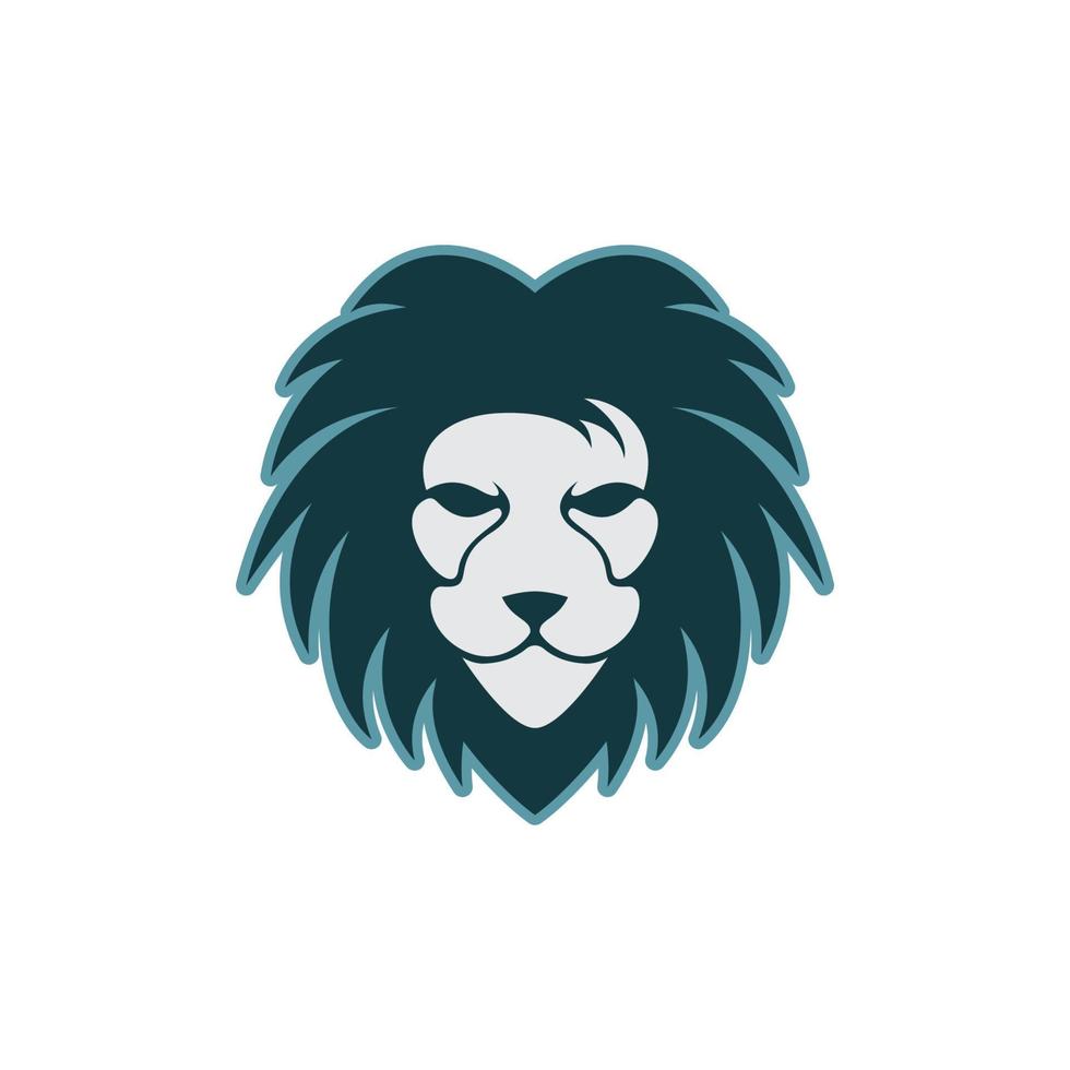 Lion head vector icon