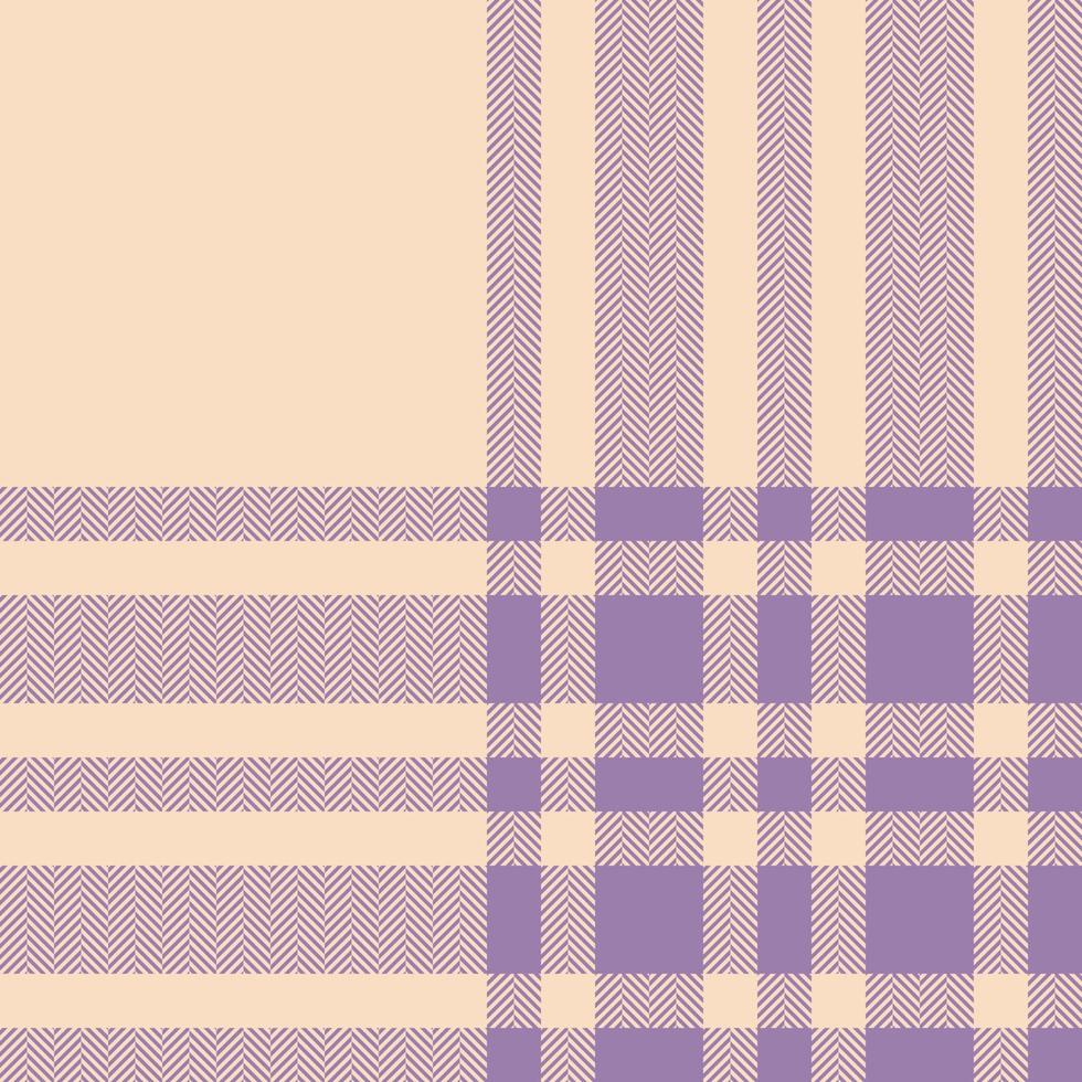 Plaid check pattern. Seamless fabric texture. Tartan textile print. vector