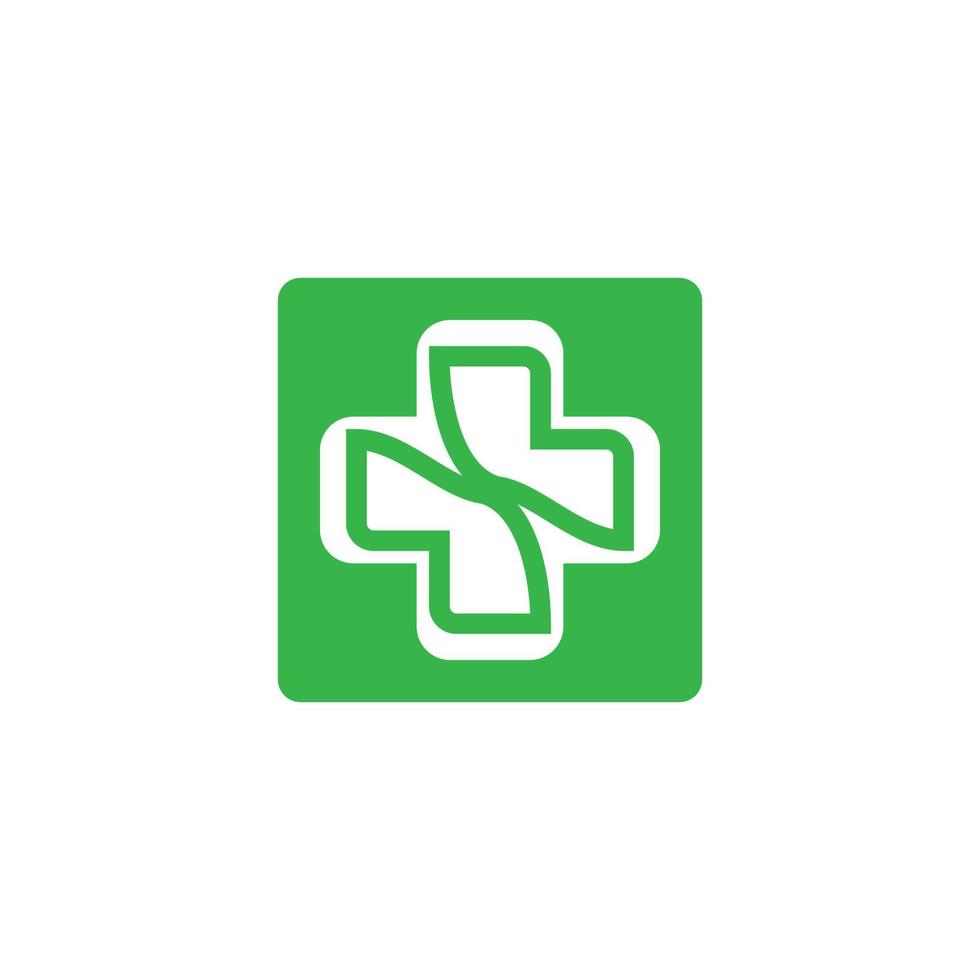 Medical cross vector icon