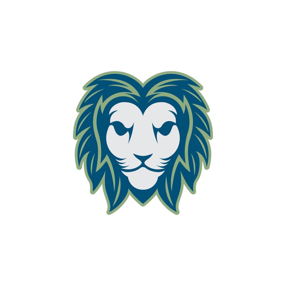 Lion head vector icon