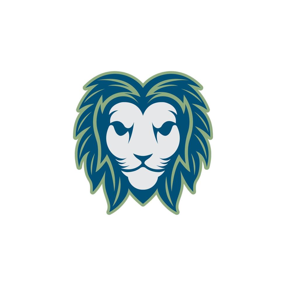 Lion head vector icon