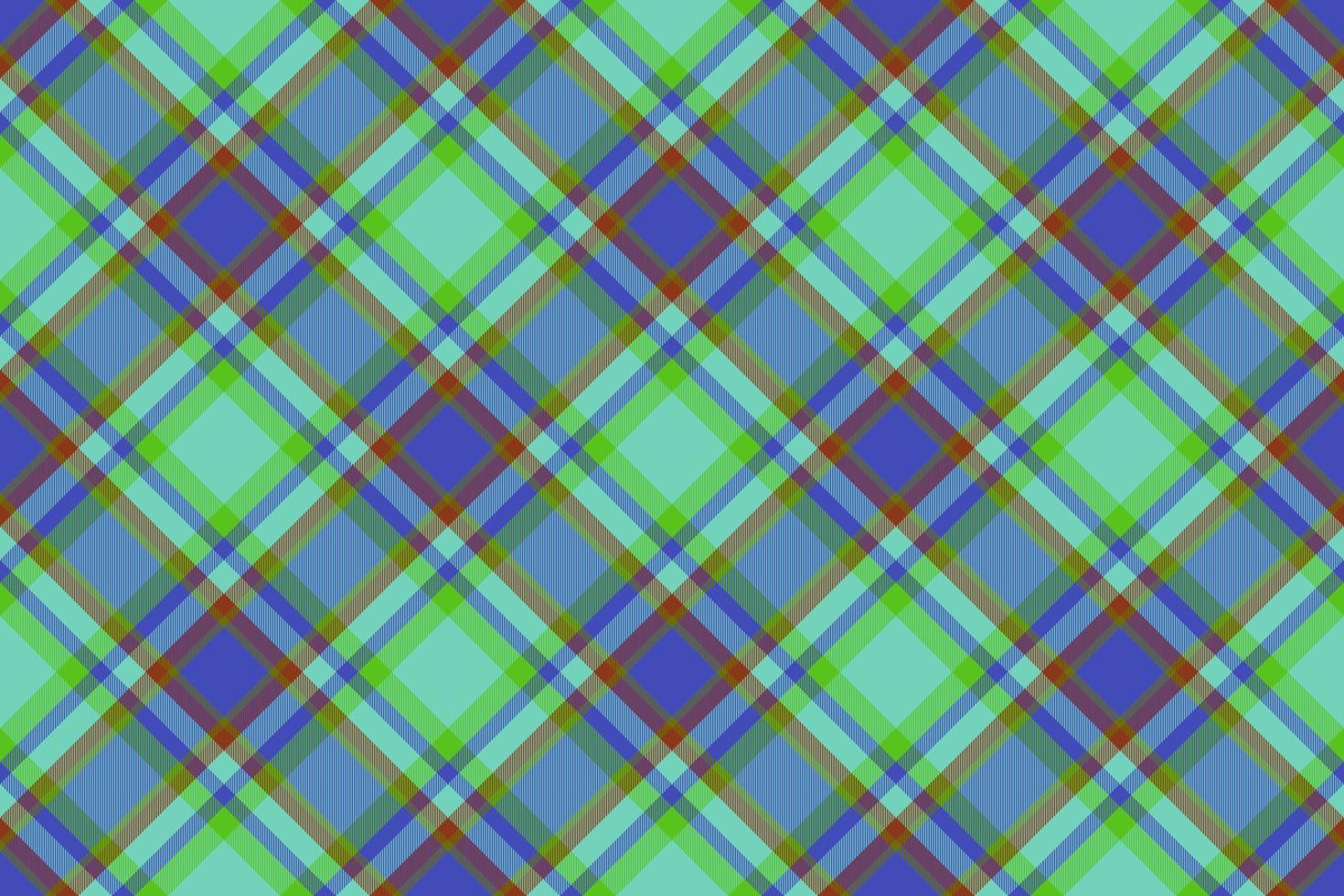 Plaid texture pattern. Seamless background check. Fabric textile tartan vector. vector