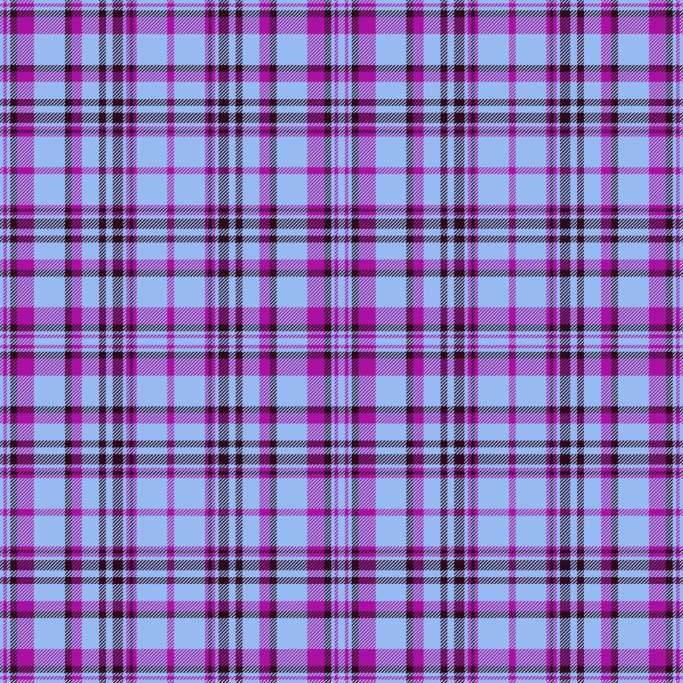 Plaid pattern texture. Seamless background textile. Check tartan fabric vector. vector