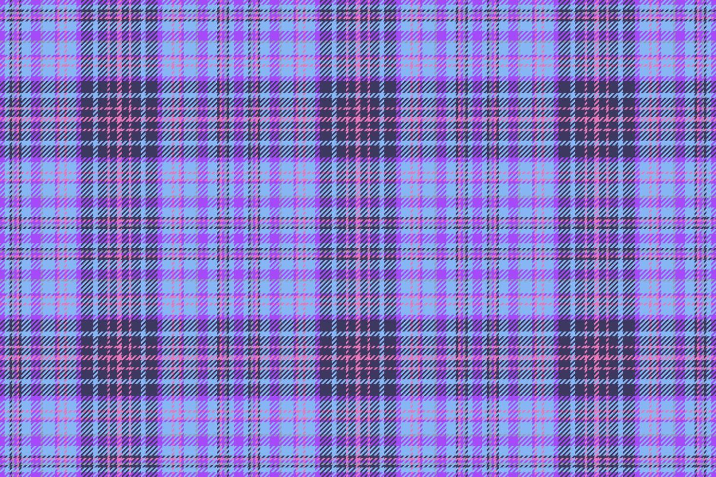 Vector texture textile. Seamless tartan pattern. Fabric plaid check background.