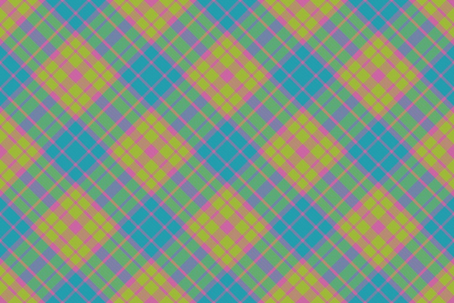 Tartan fabric check. Plaid texture pattern. Background seamless vector textile.