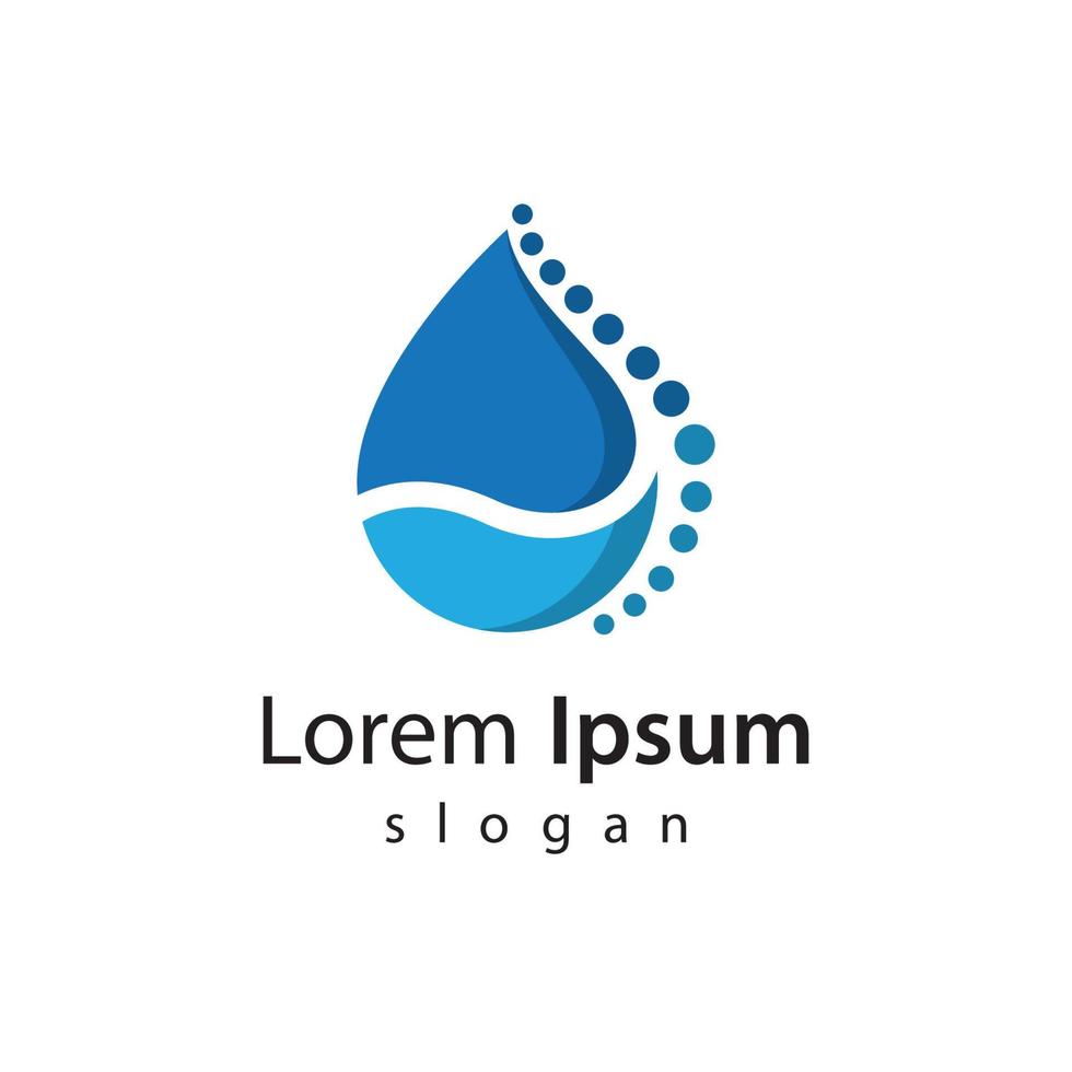 Water drop logo images vector