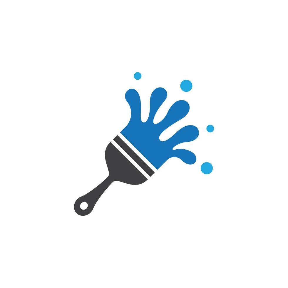 Paintbrush logo vector icon