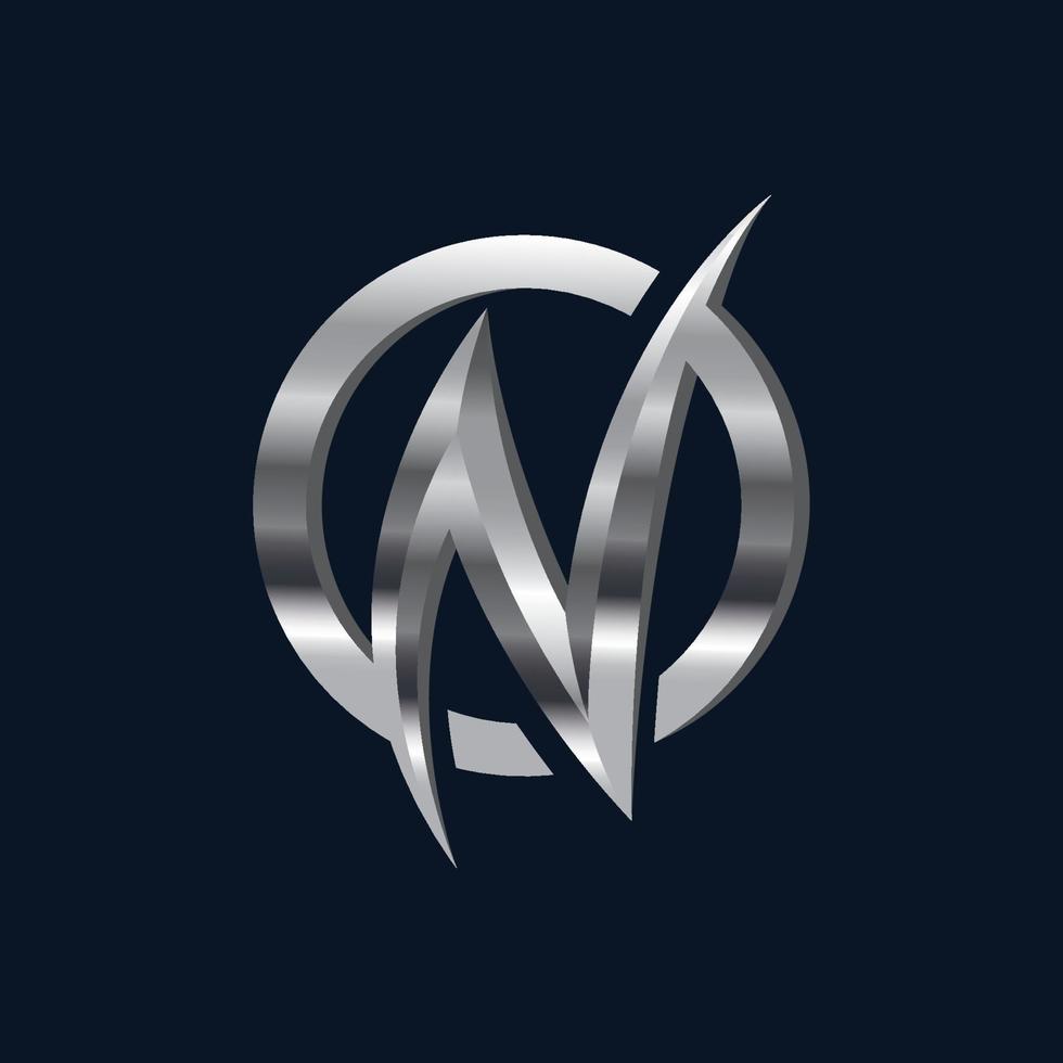 N letter logo vector icon