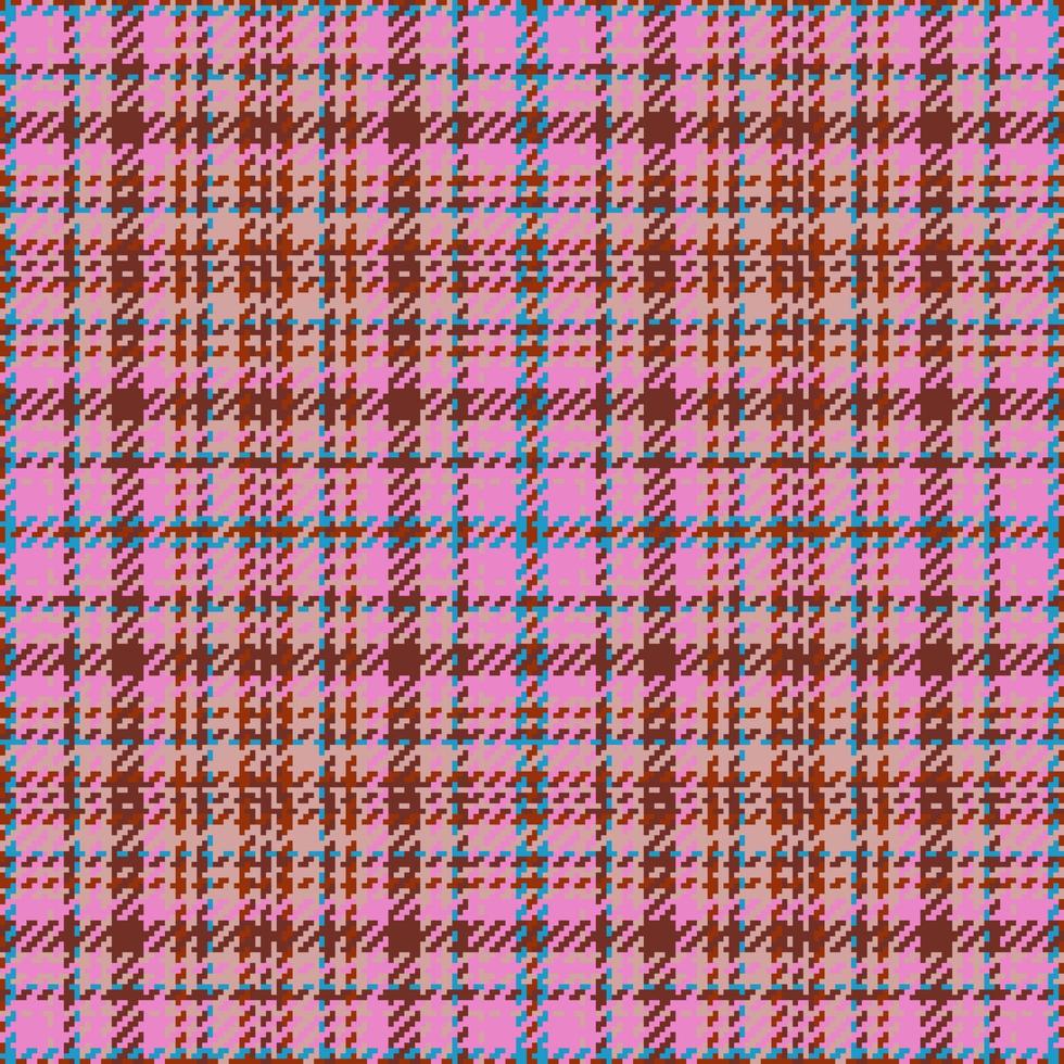 Textile fabric tartan. Pattern seamless vector. Background plaid check texture. vector