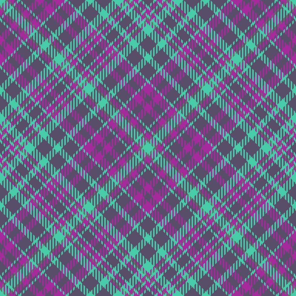 Texture fabric background. Textile tartan vector. Plaid check seamless pattern. vector