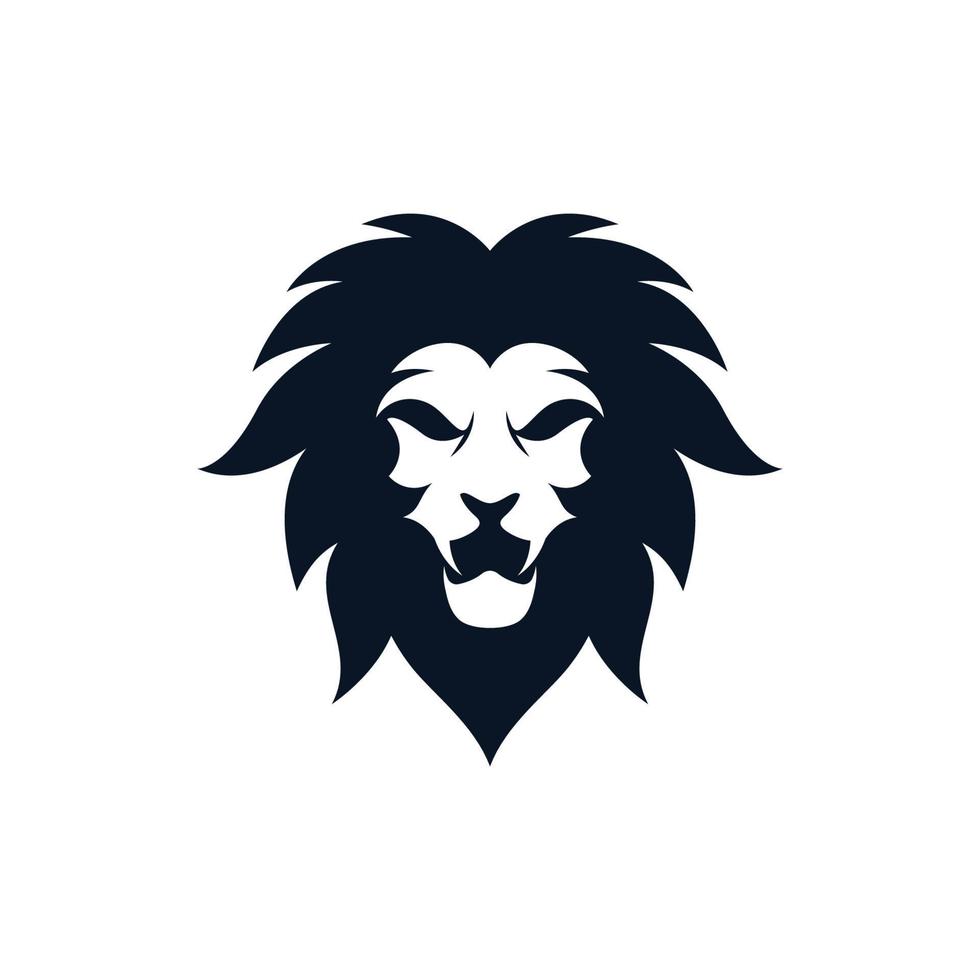 Lion head vector icon