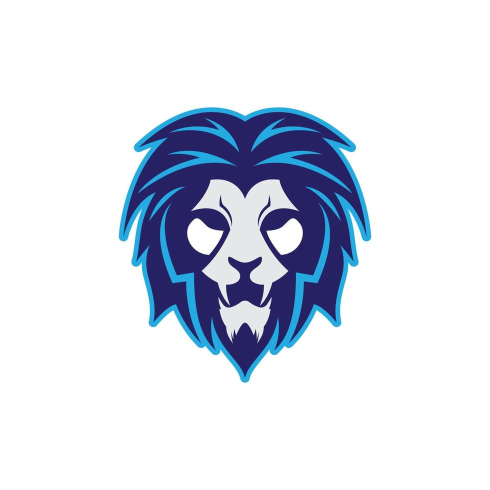 Lion head vector icon