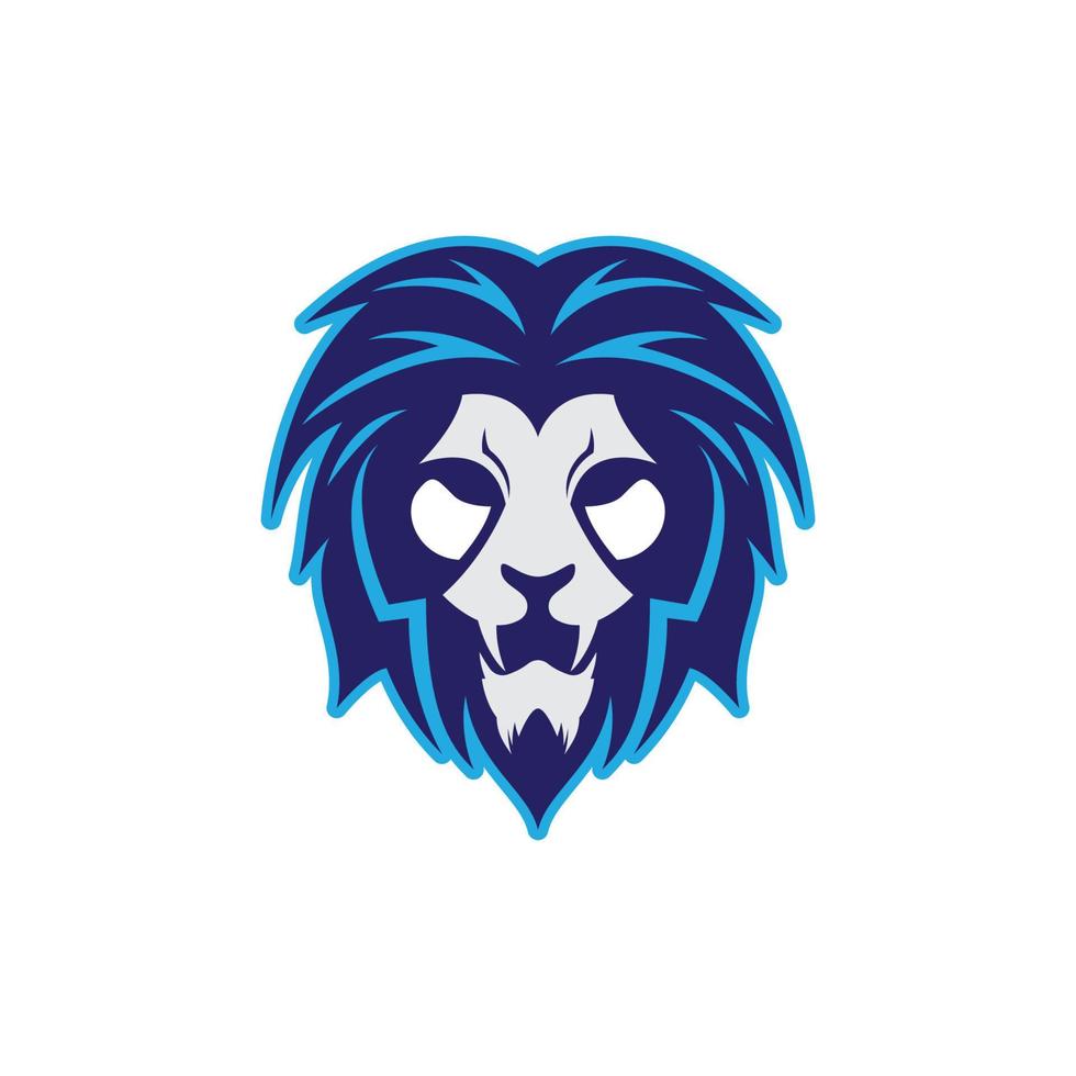 Lion head vector icon