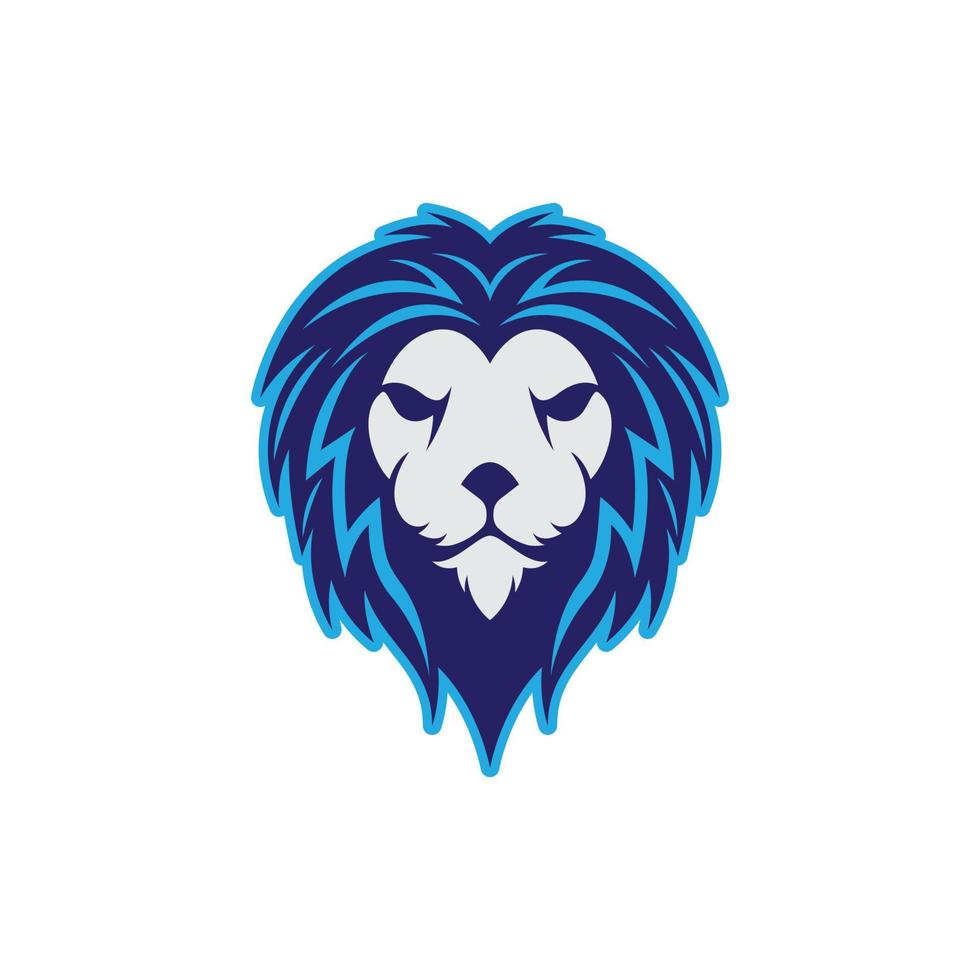 Lion head vector icon