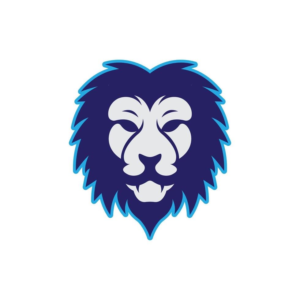 Lion head vector icon