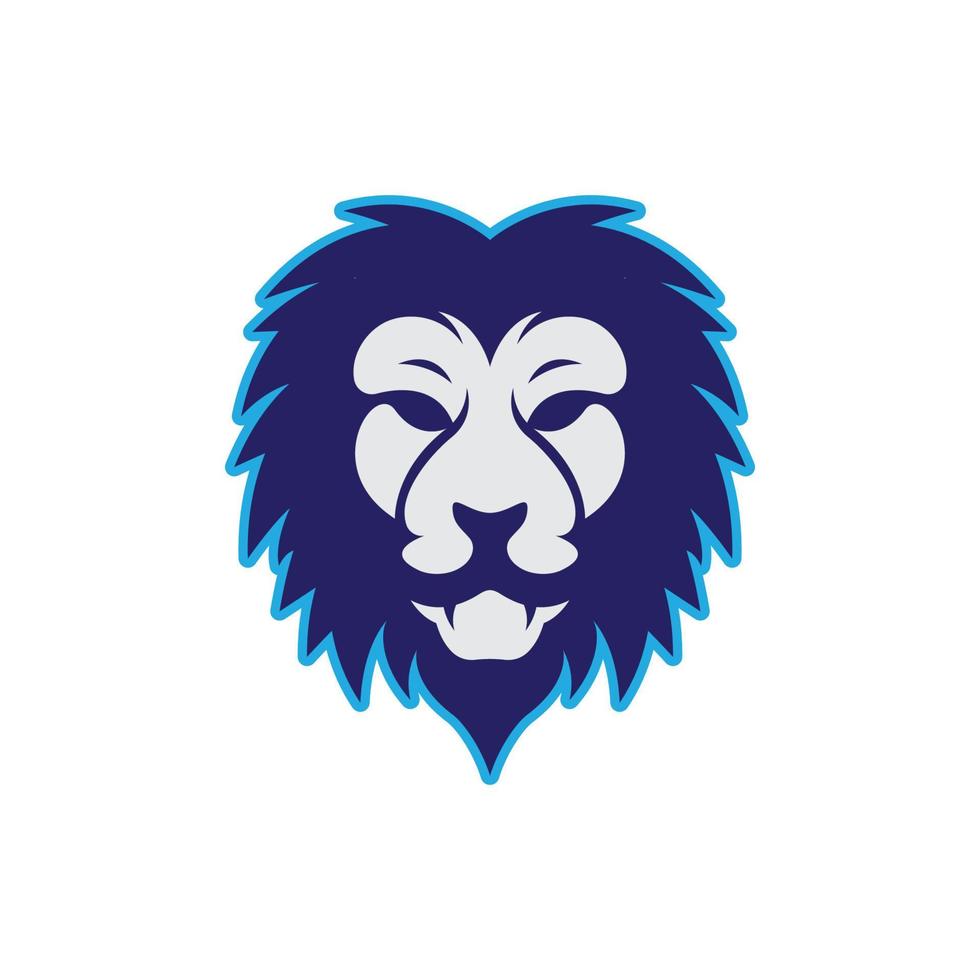 Lion head vector icon