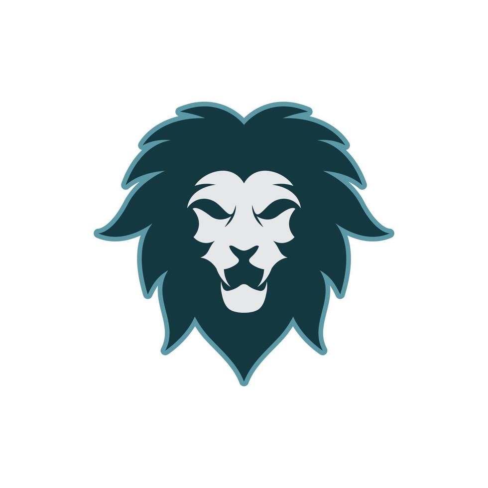 Lion head vector icon