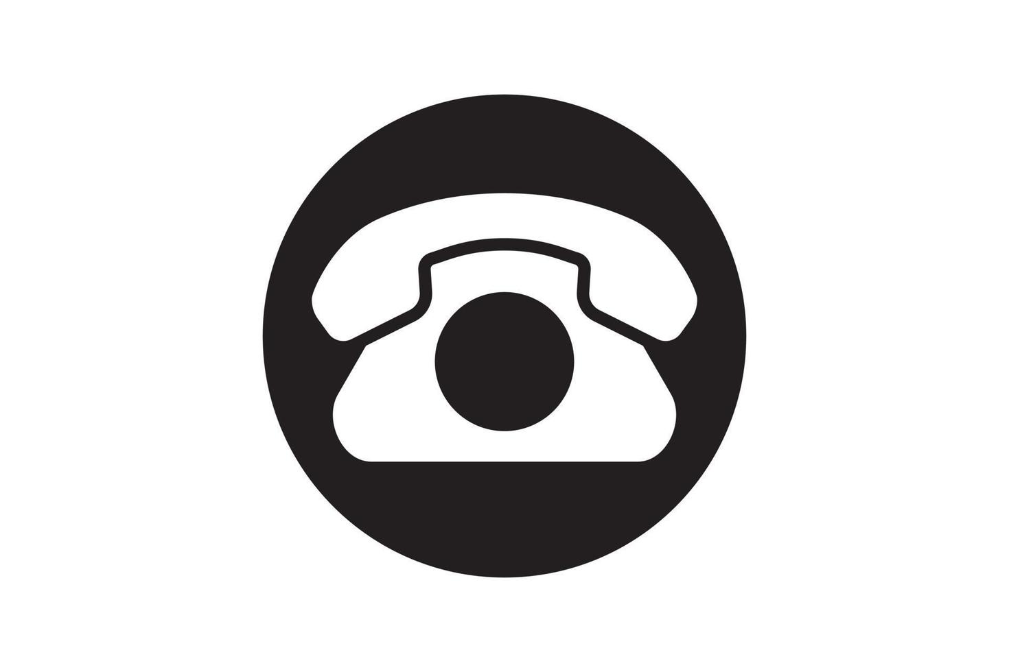 icono de teléfono de llamada. símbolo de vector de comunicación y soporte. señal de teléfono.