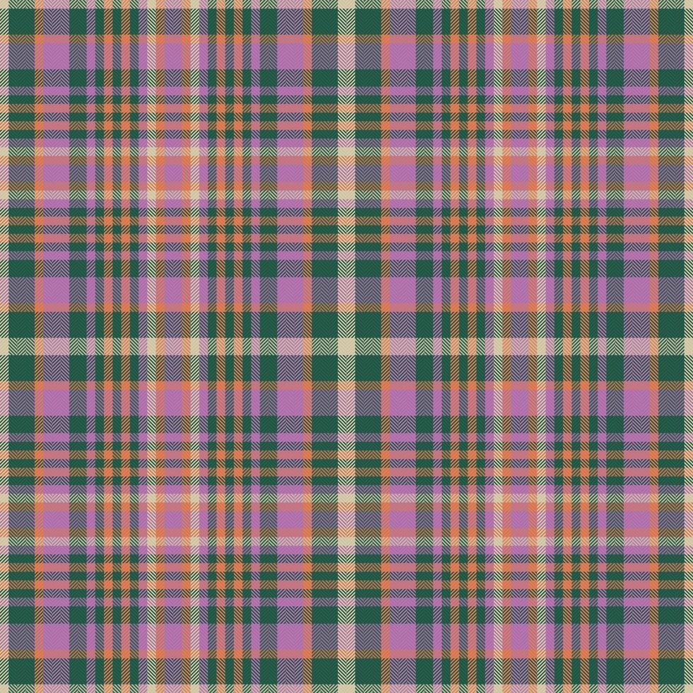 Vector seamless plaid. Fabric check textile. Tartan texture background pattern.