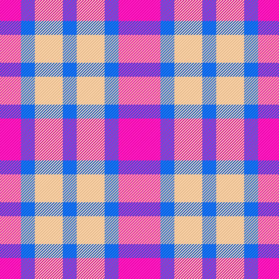 Textile texture pattern. Background vector check. Plaid seamless tartan fabric.