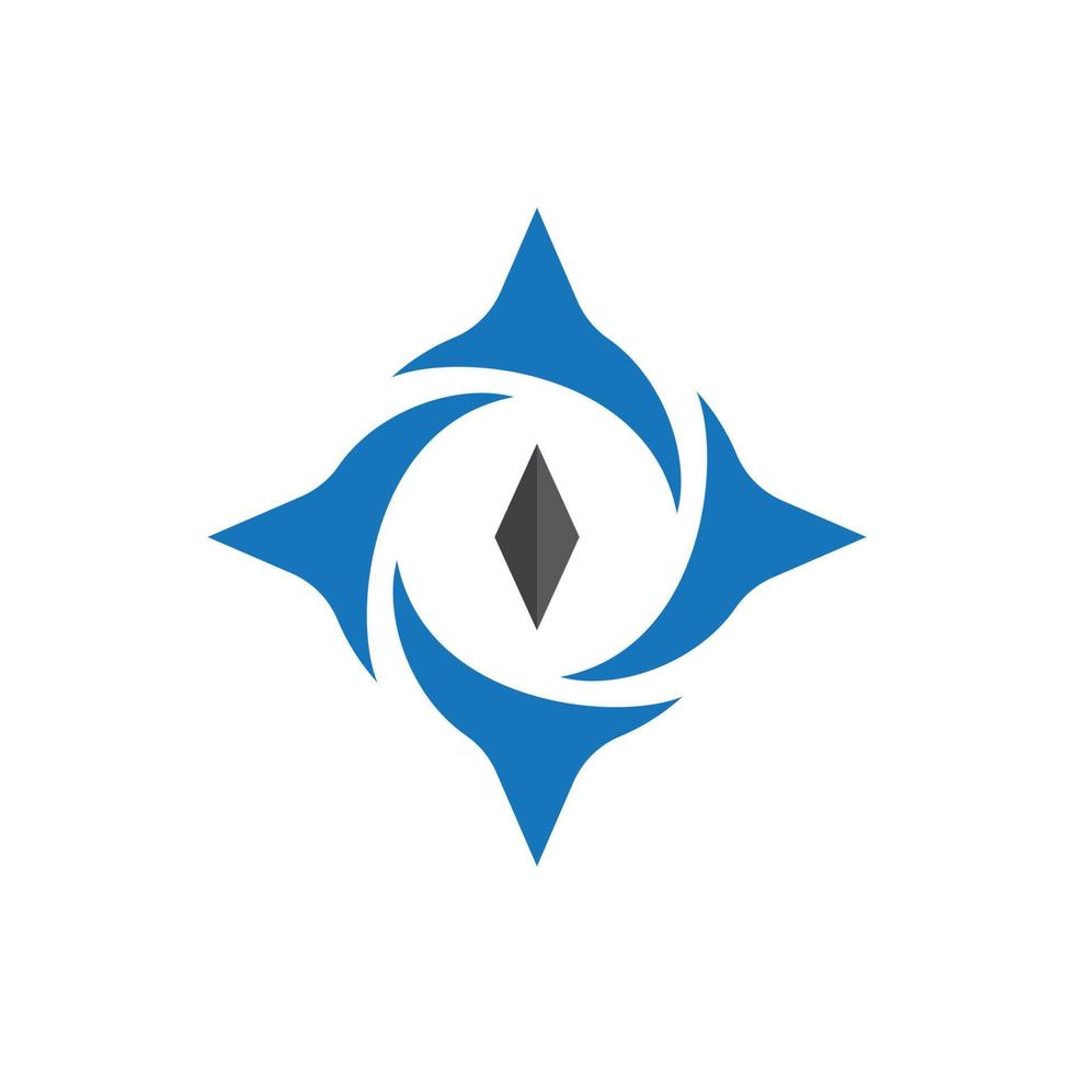 Compass logo vector icon