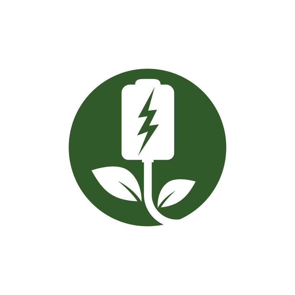 Eco energy  vector icon