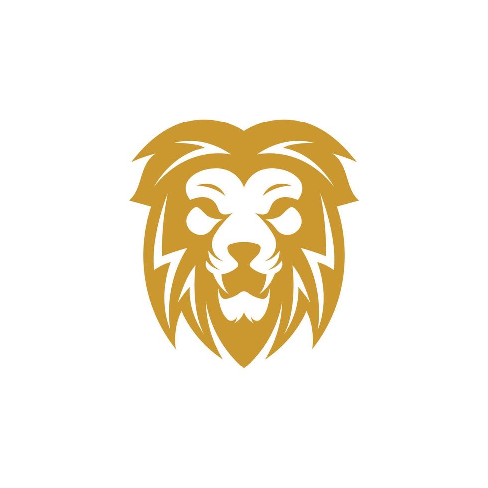 Lion head vector icon
