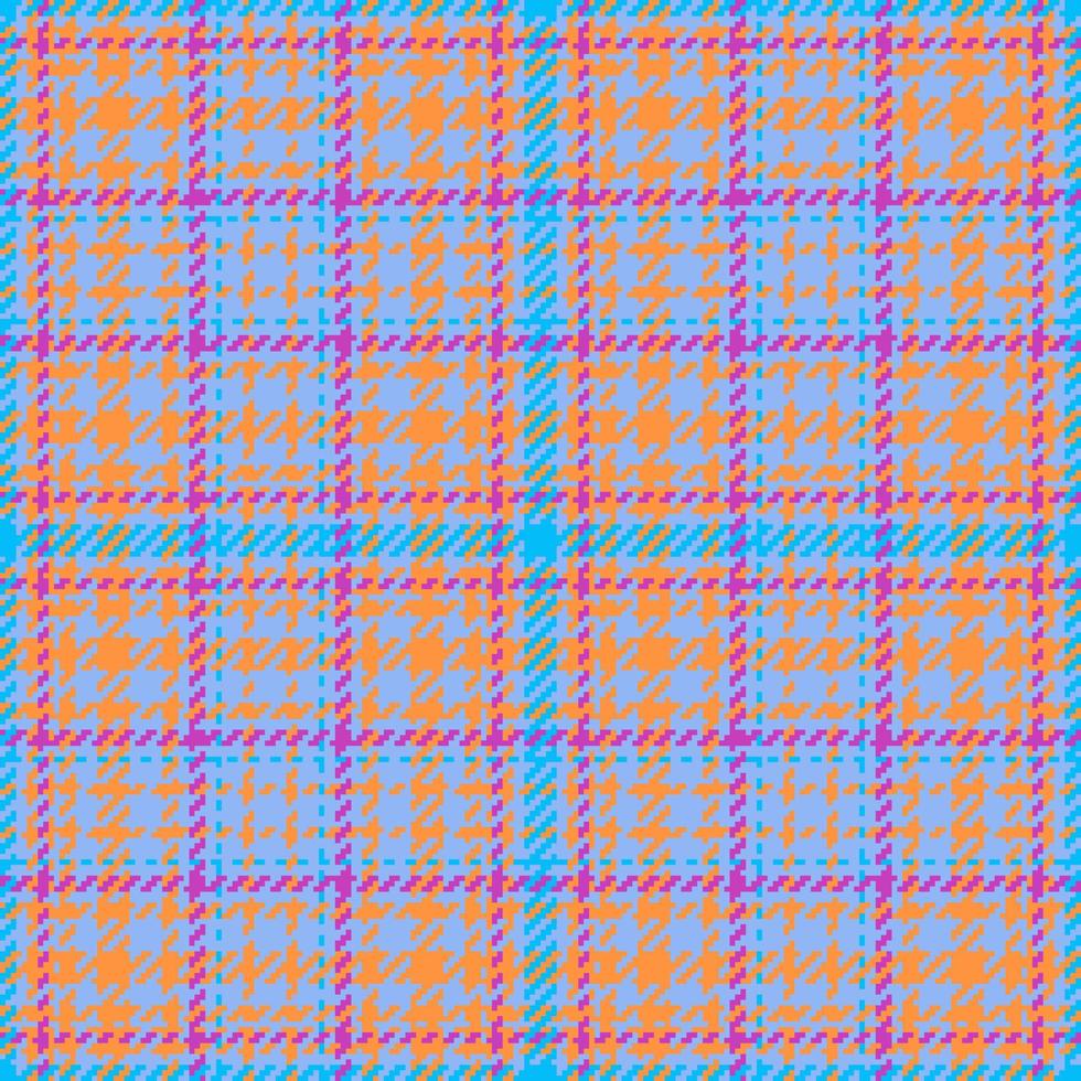 Plaid tartan textile. Texture check pattern. Seamless vector fabric background.