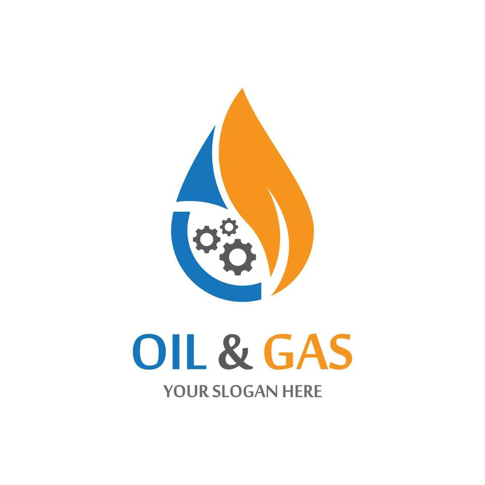 Oil and gas vector icon