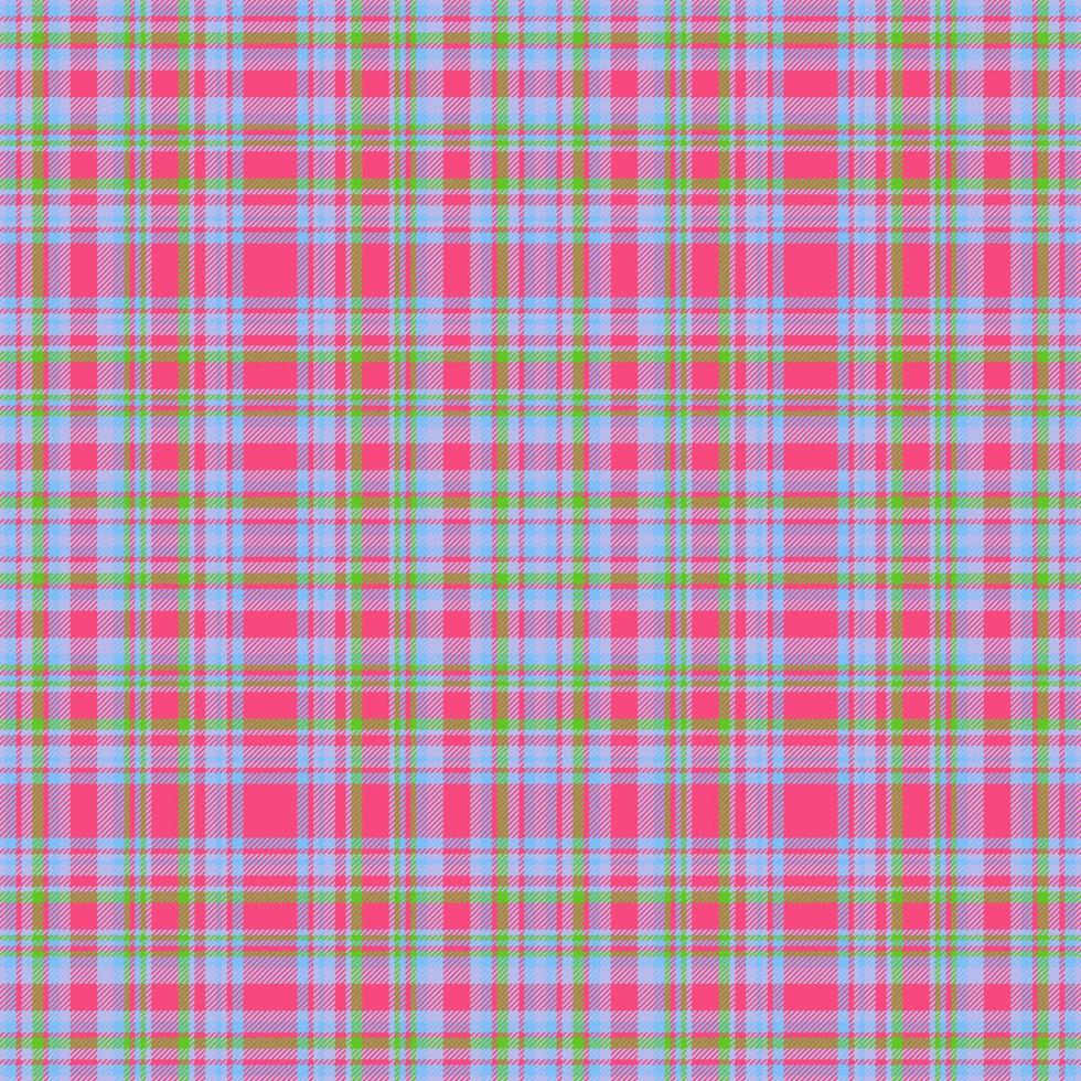 Textile seamless check. Plaid tartan vector. Background texture pattern fabric. vector