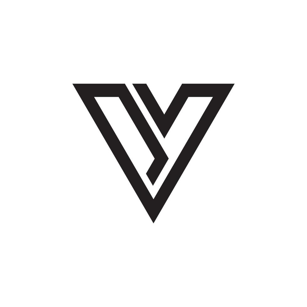 Letter v symbol illustration vector