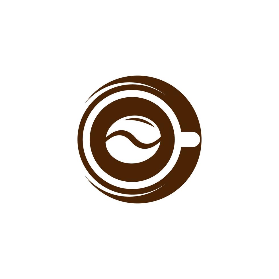 Coffee cup symbol vector icon