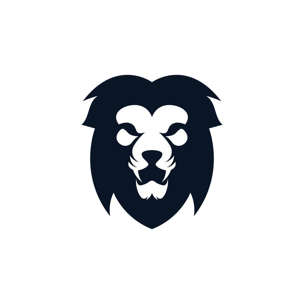 Lion head vector icon