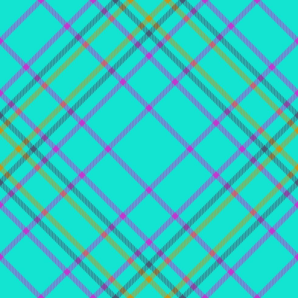 Plaid seamless tartan. Fabric background vector. Textile check pattern texture. vector